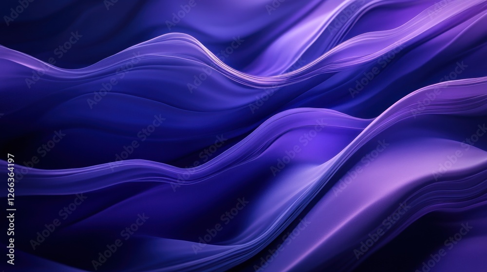 Abstract purple and blue flowing waves, elegant design, smooth curves, dynamic motion. Abstract purple and blue flowing waves, elegant design, smooth curves, dynamic motion.