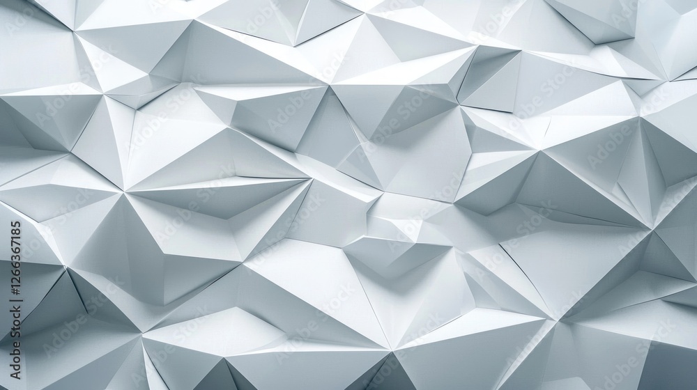 Abstract white triangular geometric background Abstract white triangular geometric background