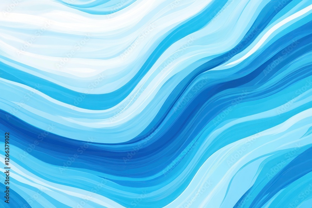Abstract blue wave patterns create a serene and calming backdrop, ideal for design projects or relaxation themes Abstract blue wave patterns create a serene and calming backdrop, ideal for design projects or relaxation themes