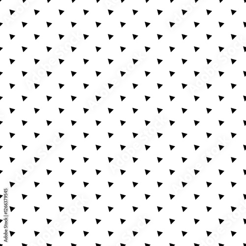 Black Triangle45D Seamless Pattern Tile