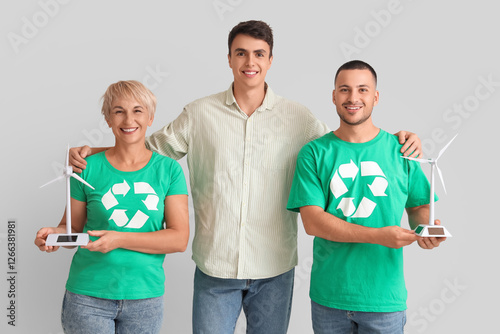 Group of people with wind t...
