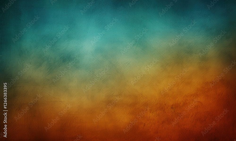 Obraz premium Abstract background for web banner or artistic overlay with blue and orange hues