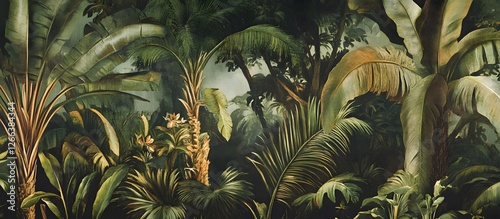 Lush Jungle Wallpaper Depiction