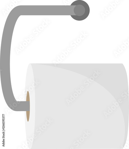 white hygiene tissue rolls for bathroom or lavatory