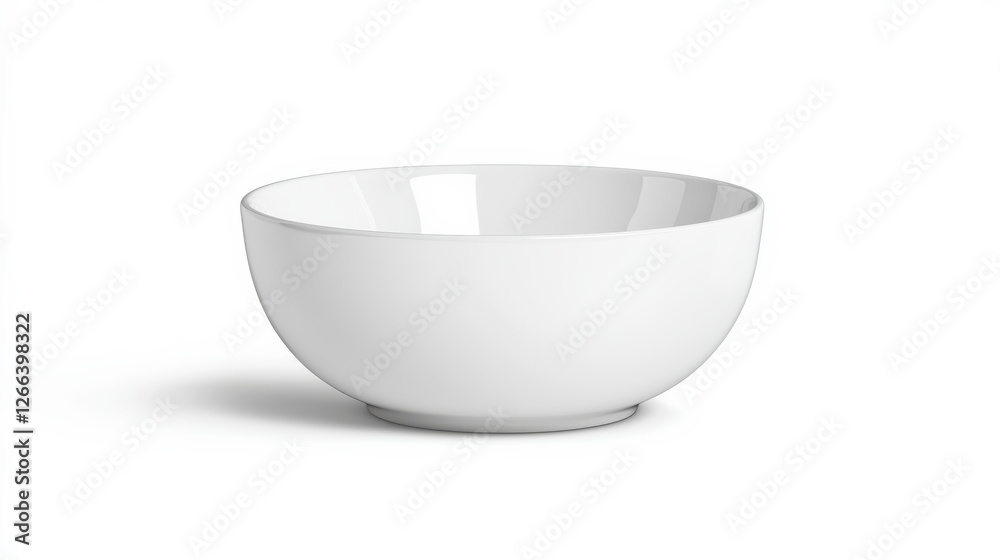 A simple white bowl, smooth and unadorned, resting on a plain background, perfect for serving food or as a decorative piece. A simple white bowl, smooth and unadorned, resting on a plain background, perfect for serving food or as a decorative piece.