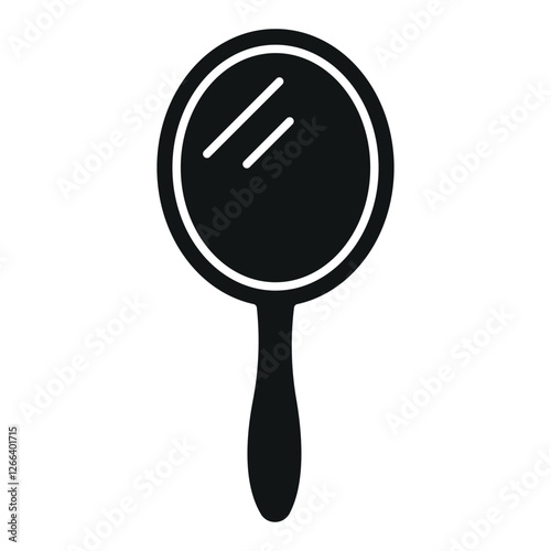 mirror sign symbol vector icon	
