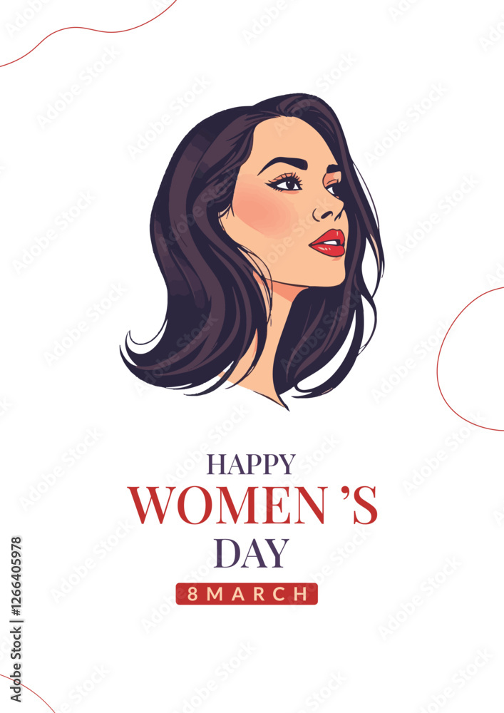 International Women's Day template for advertising, poster, wishes, leaflets, flyer, a4, social, media, banner, with wmen, face, clip, art, silhouette, Girl, female, Vertical, Celebration, 8 March International Women's Day template for advertising, poster, wishes, leaflets, flyer, a4, social, media, banner, with wmen, face, clip, art, silhouette, Girl, female, Vertical, Celebration, 8 March