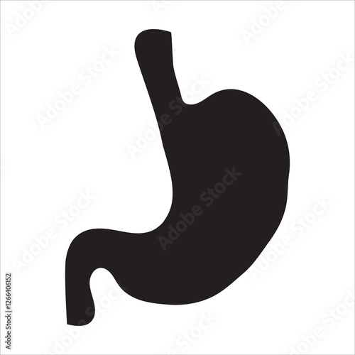 stomach silhouette