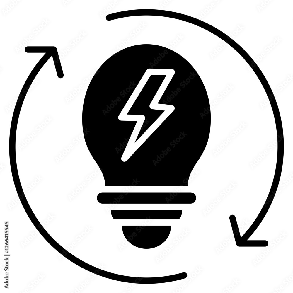 Energy Efficiency Icon Element For Design Energy Efficiency Icon Element For Design