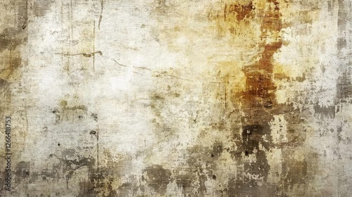 Abstract textured background with weathered elements showcasing a blend of beige and brown tones