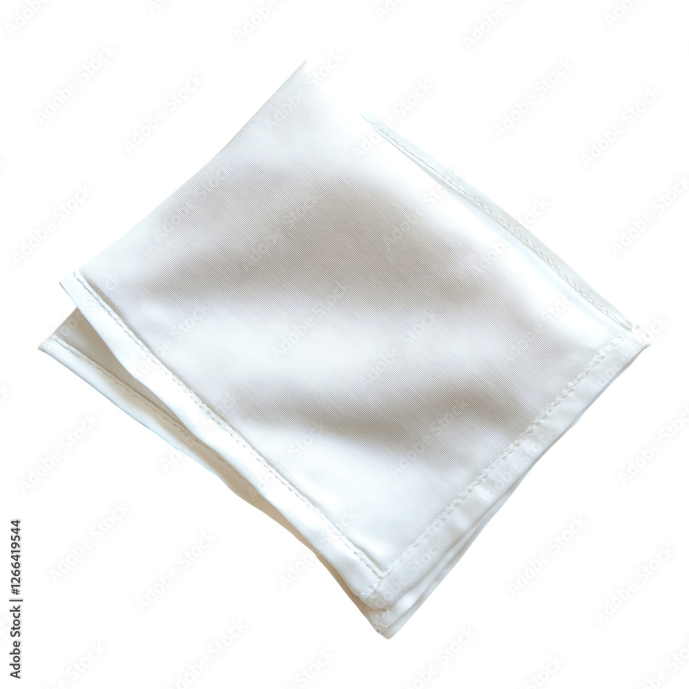 handkerchief Advertisement isolated on white background full depth of field handkerchief Advertisement isolated on white background full depth of field
