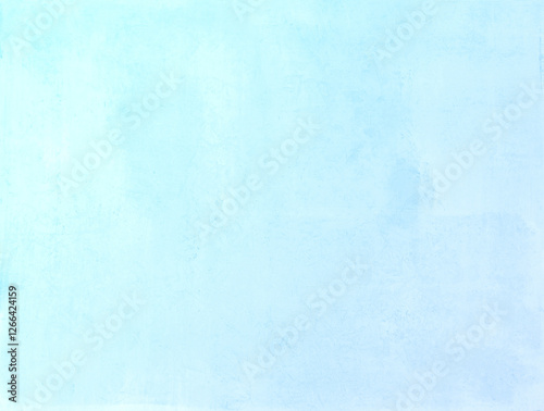 水彩テクスチャ ブルーグラデ 夏 水色 背景素材 質感 明るい にじみ 手書き