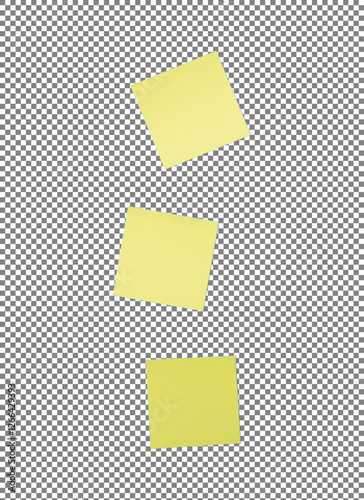 Sticky Notes Layout for Office, School, and Creative Projects on transparent background, png, psd
