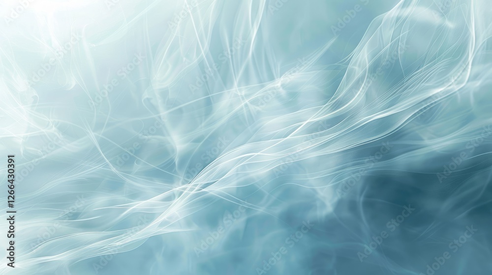 Abstract blue background with smooth wave lines and copy space, light white and sky blue Abstract blue background with smooth wave lines and copy space, light white and sky blue