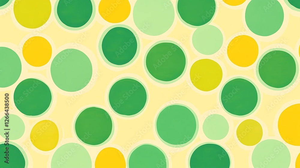 Abstract green and yellow polka dot pattern background with bokeh effect
Abstract green and yellow polka dot pattern background with bokeh effect