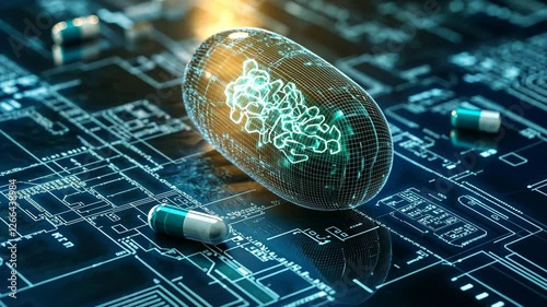Innovative pill design using advanced technology to revolutionize medicine and health monitoring systems