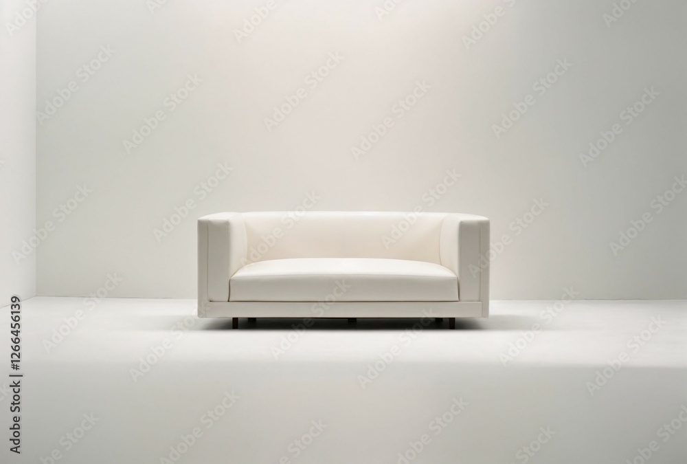 white sofa in a room