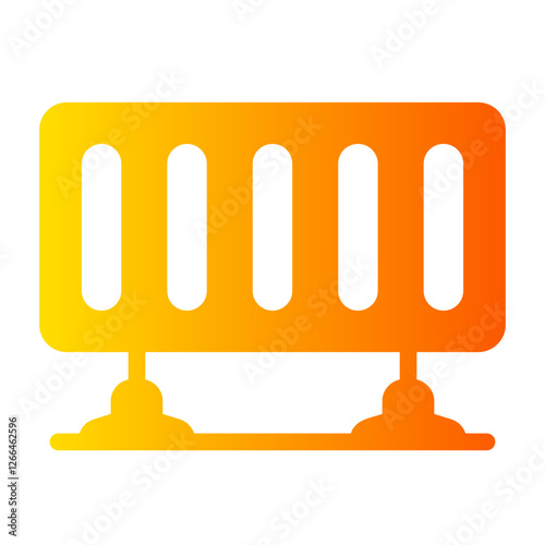 barricade Gradient icon