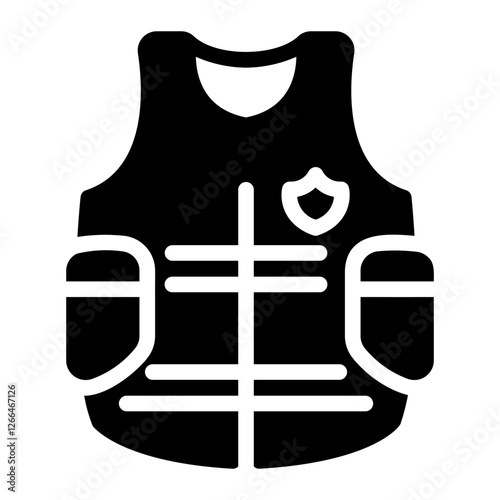 police vest Solid icon