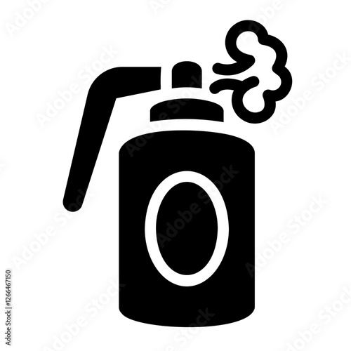 tear gas Solid icon photo