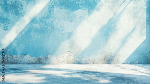 Light blue bedroom wall with clean, smooth surface and erasable finish