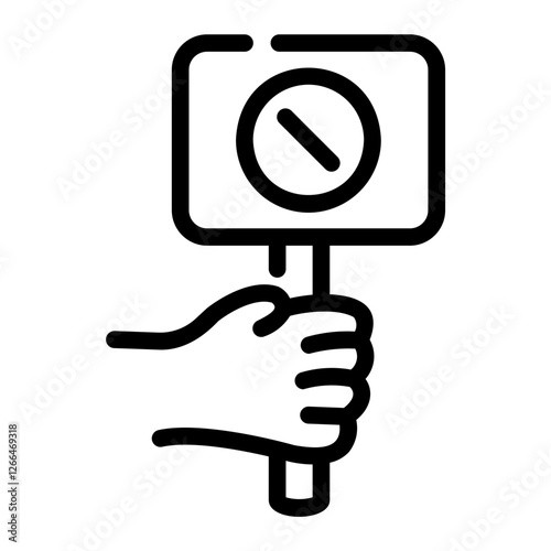 activist Line Icon