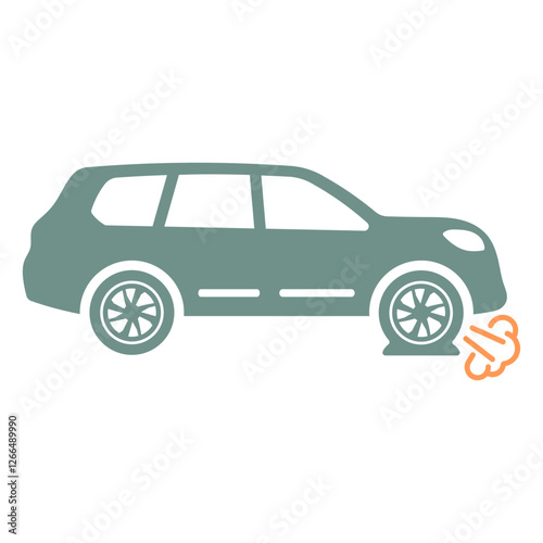 flat tire