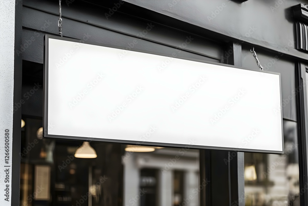 Creative Applications for Blank Store Signage Mockups in Clear Shop Spaces Creative Applications for Blank Store Signage Mockups in Clear Shop Spaces