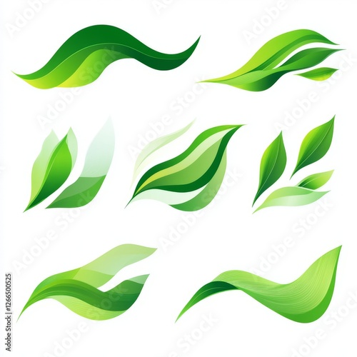 Graphic design shape clean aesthetic template isolated with white background