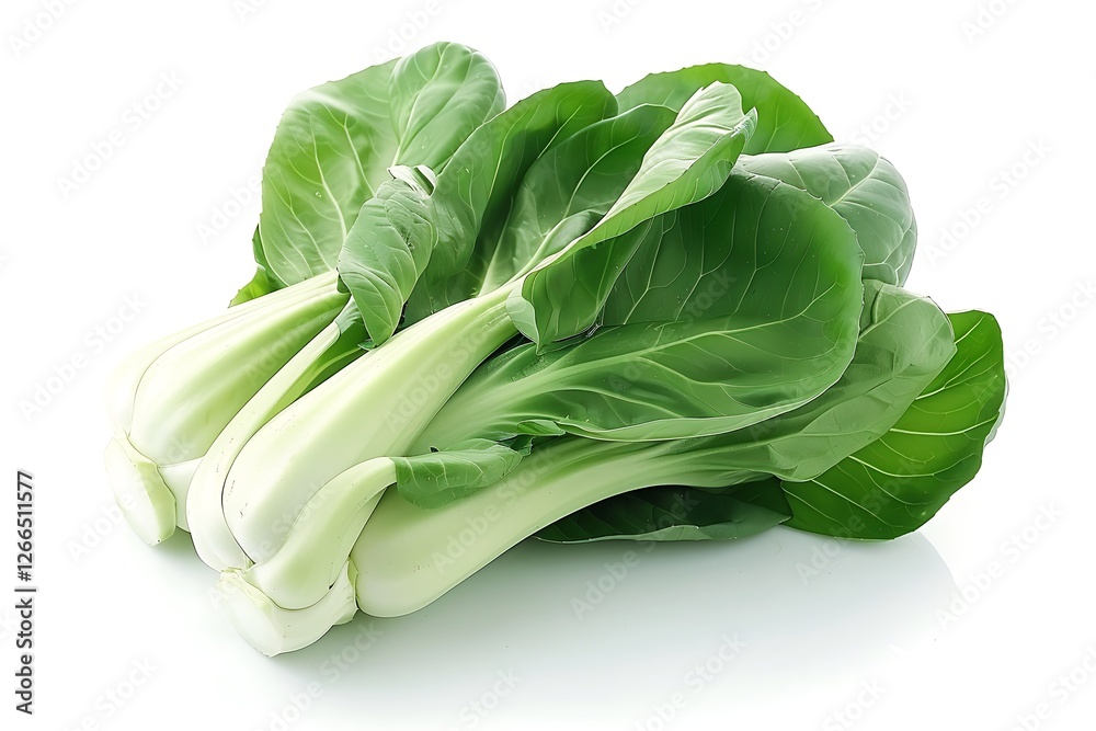 Bok choy vegetable isolated on white background Bok choy vegetable isolated on white background
