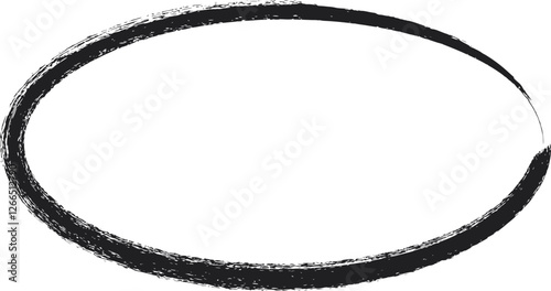 Ellipse Brushstroke Svg Geoemtric Shape