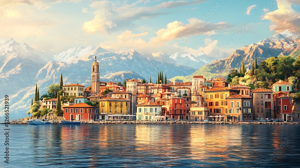 Fototapeta premium panorama of venice italy