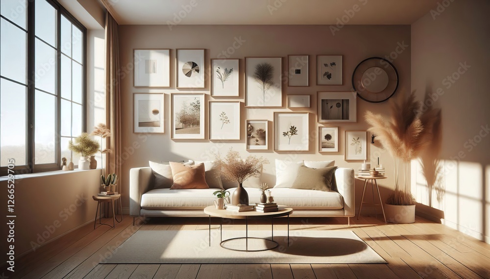 Fototapeta premium modern living room interior