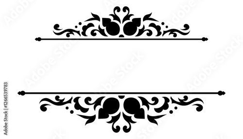Foto Vintage ornamental frame and border design.