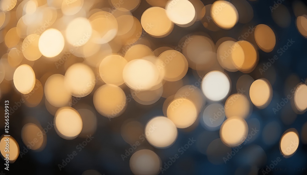 Abstract Golden Bokeh Lights Background Image Abstract Golden Bokeh Lights Background Image