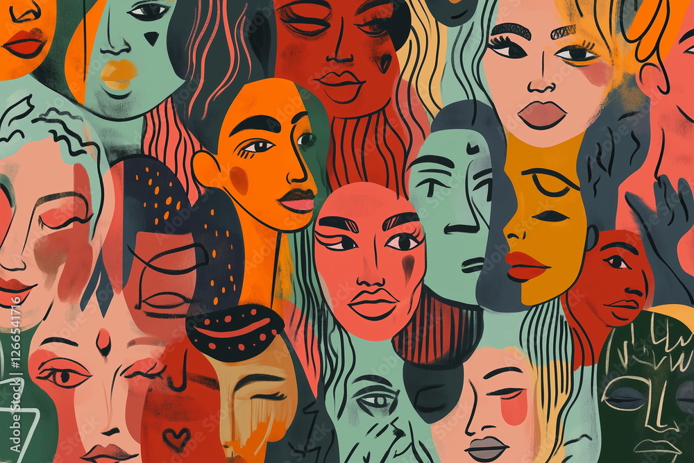 An abstract illustration celebrating Black History Month with bold colors like red, green, yellow, and black. The design features dynamic shapes, fluid patterns, and cultural elements symbolize unity. An abstract illustration celebrating Black History Month with bold colors like red, green, yellow, and black. The design features dynamic shapes, fluid patterns, and cultural elements symbolize unity.