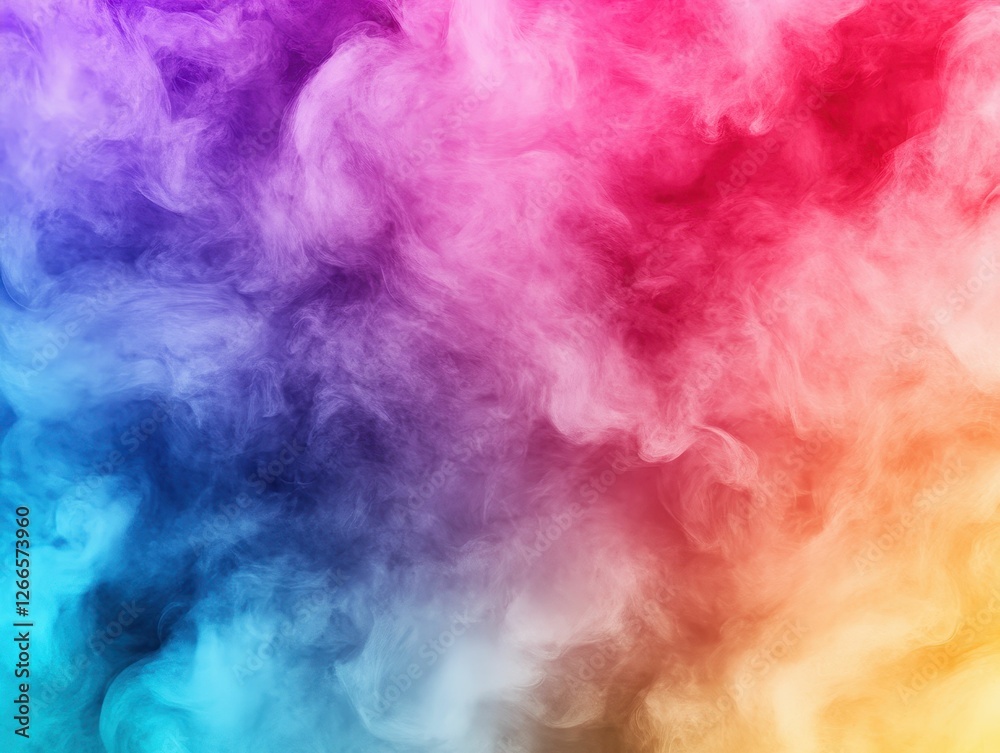 Fototapeta premium Abstract Multicolored Smoke Art Background