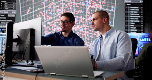 In the Cyber Data Team and Monitoring Center, a diverse group