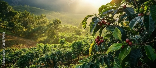 Ban Pang Khon in Chiang Rai showcases vibrant coffee cultivation.