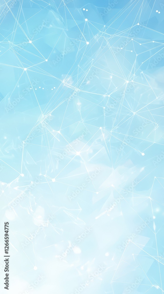 Abstract network with white lines and dots over blue background Abstract network with white lines and dots over blue background