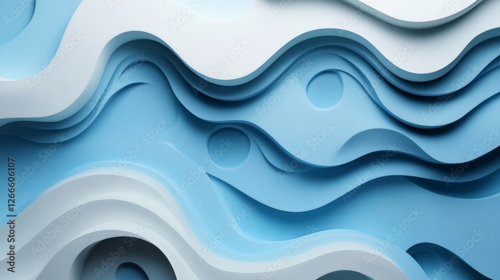 Abstract 3D Business Concept Design, Generative AI Abstract 3D Business Concept Design, Generative AI