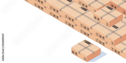 ISOMETRIC EXPEDITED DELIVERY ILLUSTRATION RT 003 