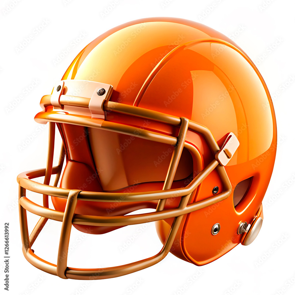 Fototapeta premium football helmet isolated on white