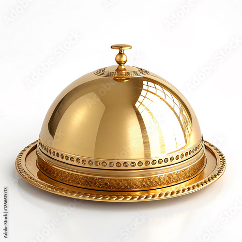 service bell on a white background photo