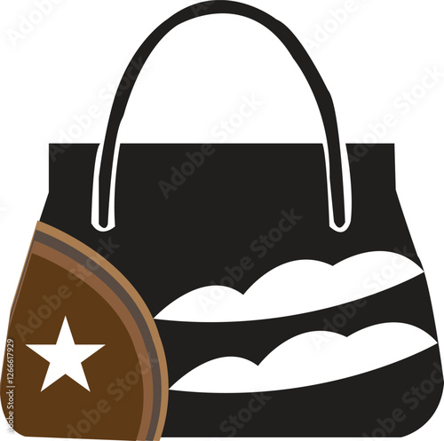 vector illustration of a bag