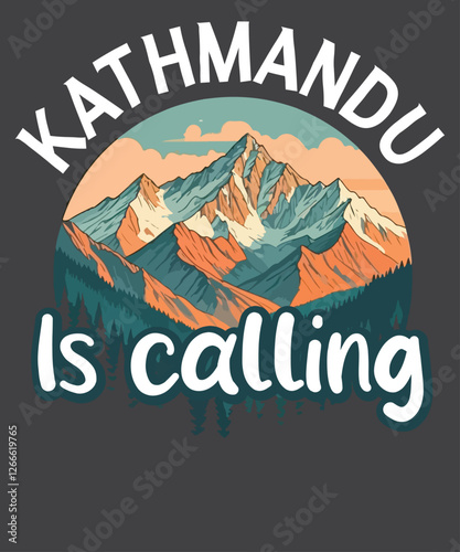 kathmandu vector, kathmandu calling vector, nepal kathmandu vector, kathmandu design vector, vector kathmandu illustration, kathmandu mountains vector, himalaya vector, nepal travel vector, adventure 