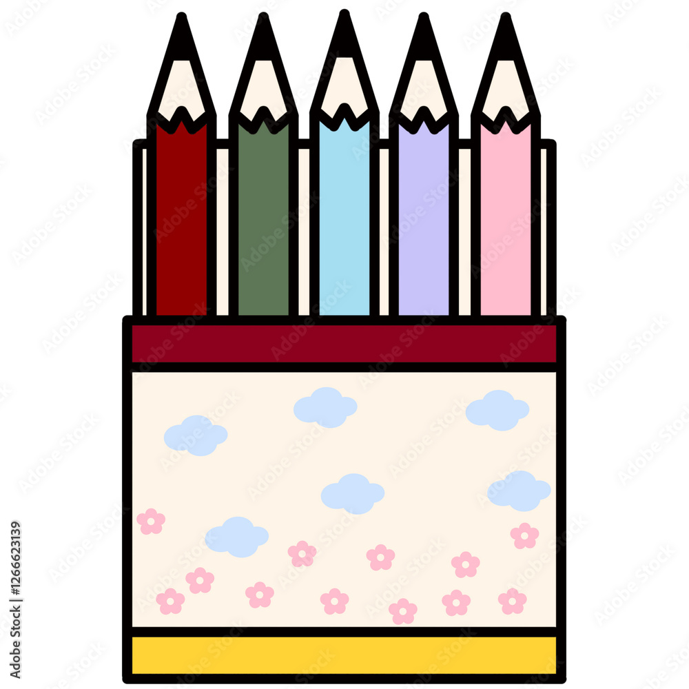 Obraz premium School stuffs, back to school, cute, tools 