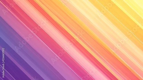 Abstract Colorful Background with Bright Diagonal Stripes and Gradients