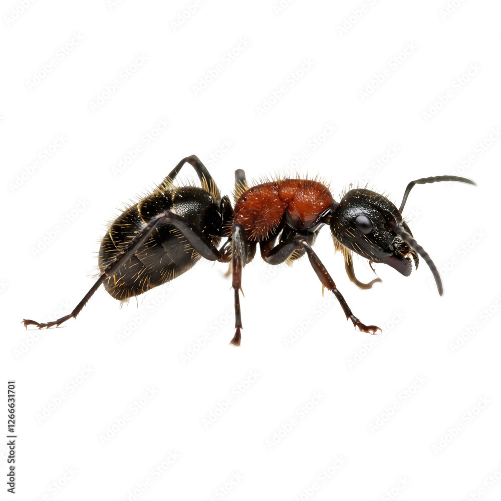 Close-up View of a Red Ant Close-up View of a Red Ant