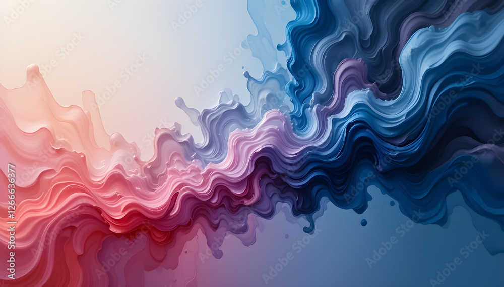 Fototapeta premium Pulsating Abstract Background Mimicking the Rhythm of Life with Color and Form